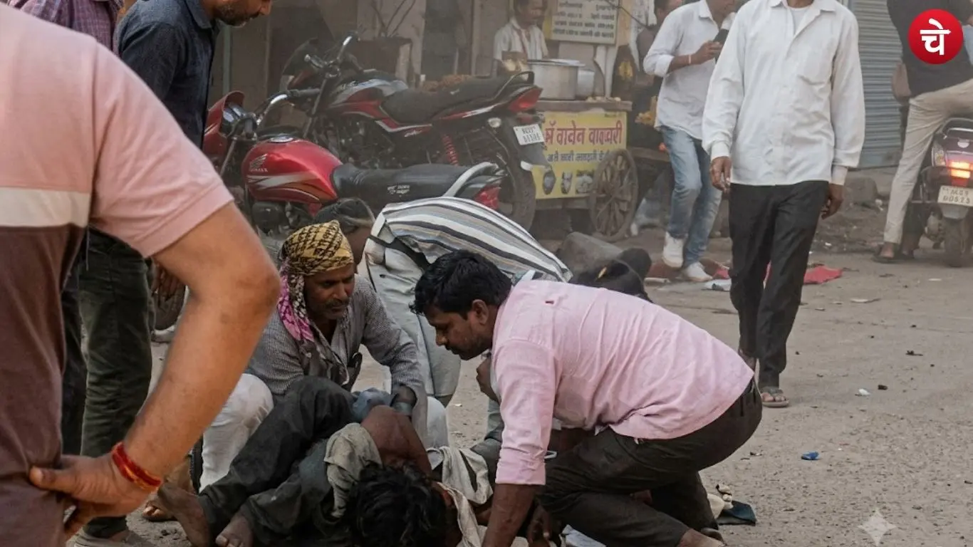 Chaos ensues following explosions from firecrackers ahead of Durga idol immersion